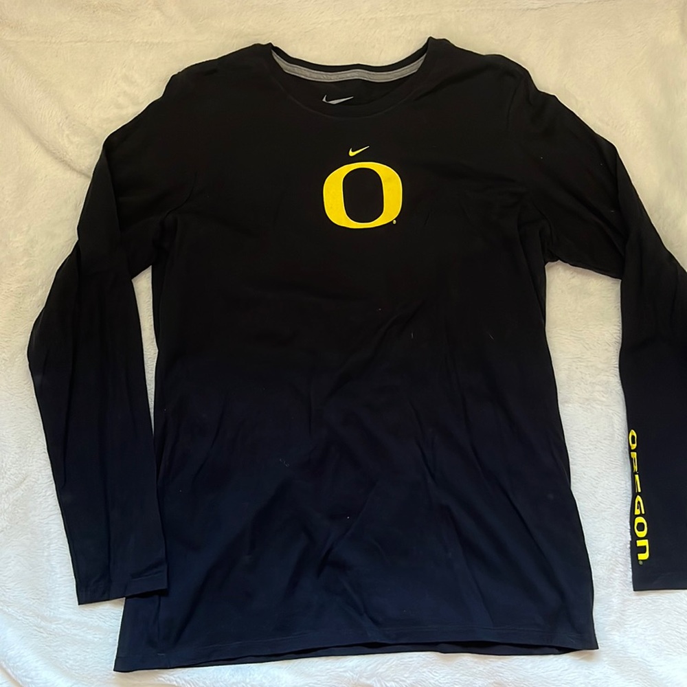 NWT Black UofO Long Sleeve Tee